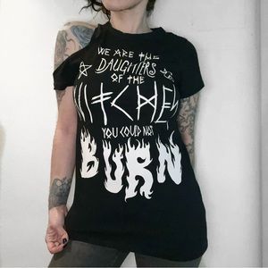 Killstar Shirt We Are The daughters of The Witches you could not burn size small